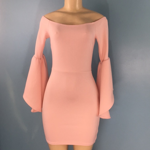 ASOS Dresses & Skirts - ASOS•  Off Shoulder Bodycon Trumpet Sleeve Dress 4